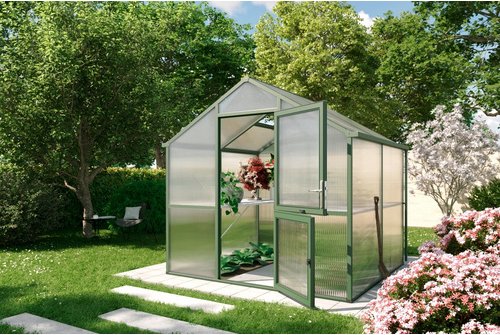 Thumbnail - KGT Gewächshaus »Iris«, 5,06 m², grün - gruen