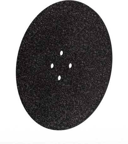 DOPPLER Dekorplatte, Stahl, BxHxL: 53 x 2 x 53 - silberfarben