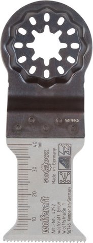 WOLFCRAFT Tauchsägeblätter, Bimetall