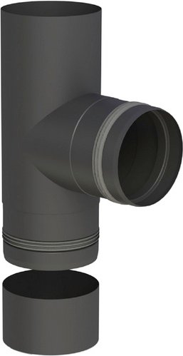 Jeremias T-Anschluss »Pellet-Line«, schwarz