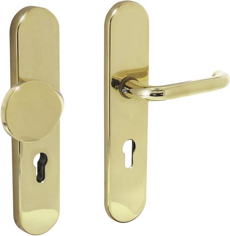 Intersteel Schutzbeschlag, PZ 72 mm oval Griff/Drücker