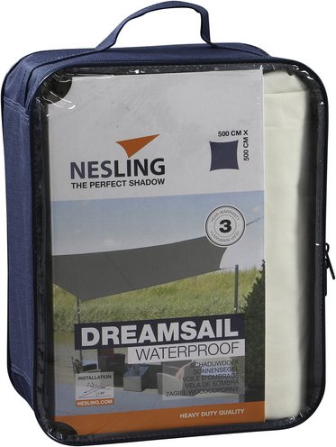 NESLING Sonnensegel »Dreamsail «, Format: 500 x 500 cm - weiss