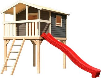 KARIBU Spielanlage »Benjamin«, BxHxT: 225 x 309 x 250 cm, terragrau