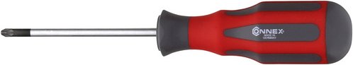 CONNEX Schraubendreher, Klingenlänge: 80 mm, Stahl, PZ, 58g - silberfarben