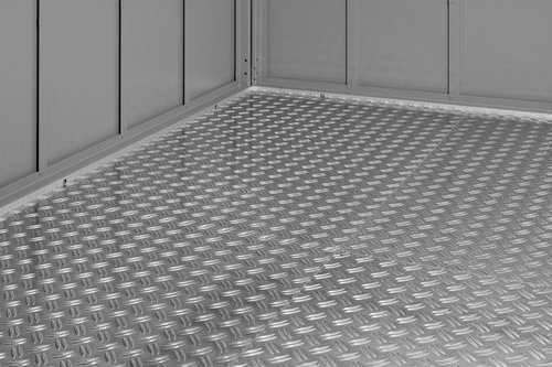 WOLFF FINNHAUS Fußboden »Berry«, Aluminium, alufarben, für Gartenhäuser - silberfarben