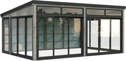 PALMAKO Gartenhaus »Saga« - grau