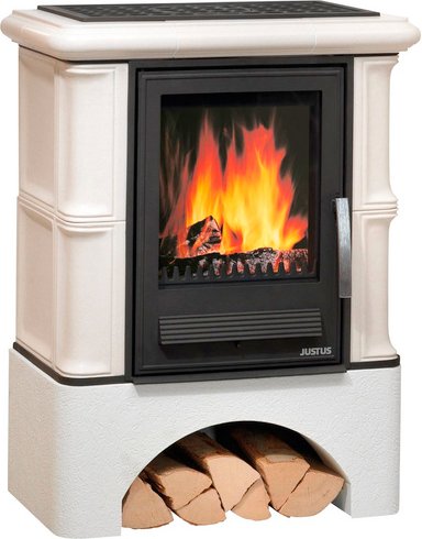 Thumbnail - JUSTUS Kachelofen »Bavaria«, weiß, Keramik, 7 kW - weiss