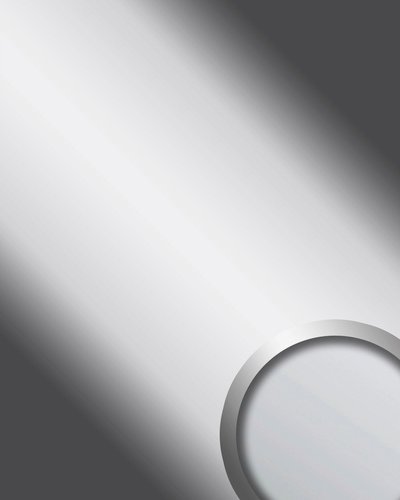 wallface Dekorpaneele, Spiegel, glatt - silberfarben