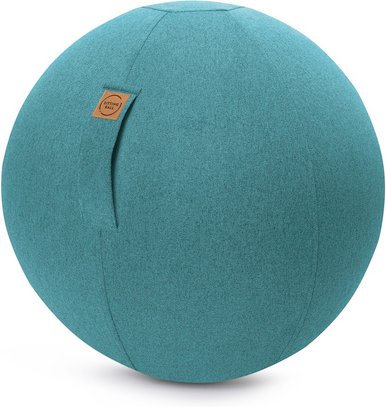 Sitting Ball Sitzball »Sitting Ball FELT«, Ø 65 cm, Polyester - blau