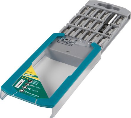 Thumbnail - WOLFCRAFT Bitsatz »8633000«, 1/4"-Sechskant - silberfarben