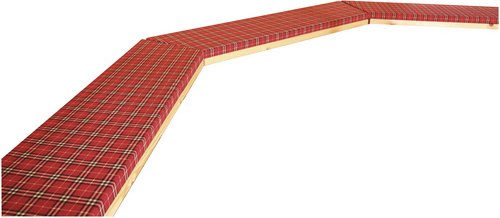 WOLFF FINNHAUS Sitzauflage, Schaumstoff - rot