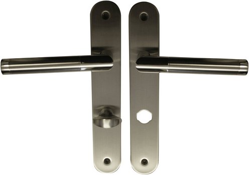 Thumbnail - ALPERTEC Langschild-Garnitur »Tina«, Edelstahl - silberfarben