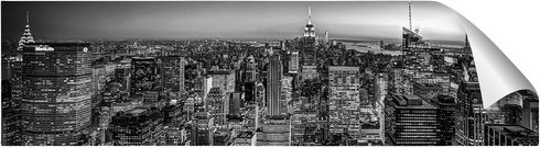 mySPOTTI Küchenrückwand-Panel »fixy«, schwarz/weiß - grau