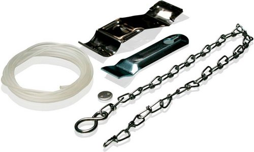 Fuchs Design Zugvorrichtung für Lüftungsflügel, Länge: 1,85 m, silberfarben