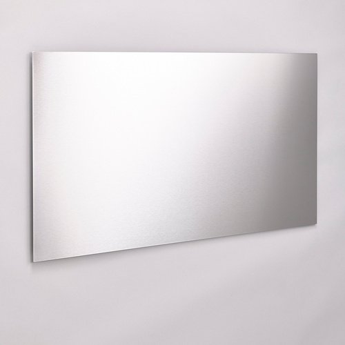 Schutzplatte, für die Küche, (BxL): 50 x 90 cm - silberfarben