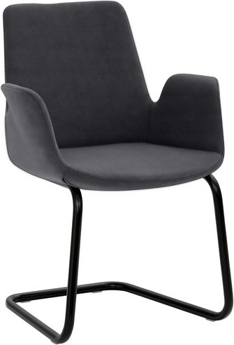 Mayer Sitzmöbel Sessel »2009«, BxHxL: 58 x 86 x 56 cm, Stahl/Stoff - grau