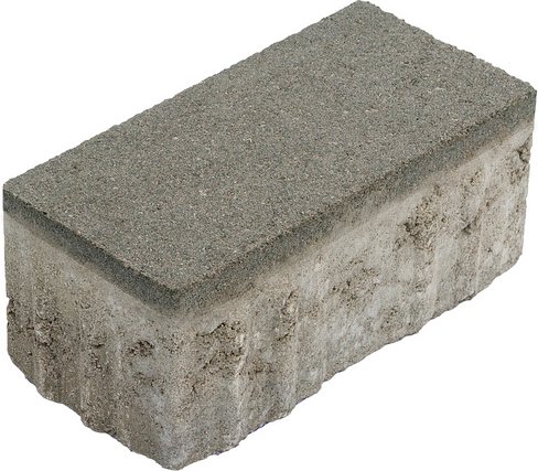EHL Pflasterstein, Format: 20 x 10 x 8 cm, glatt, gefast - grau