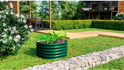 Thumbnail - VITAVIA Hochbeet »Terra 401«, BxHxL: 82,1 x 40,1 x 82,1 cm, Zincalume® - gruen