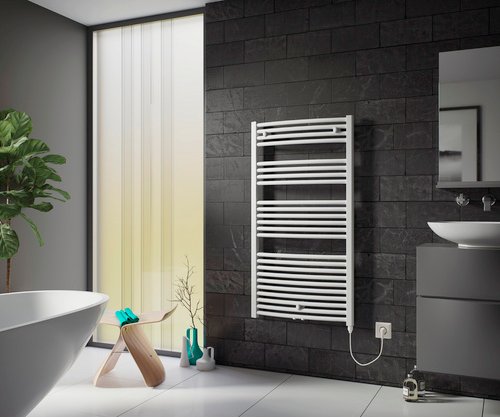 XIMAX Handtuchwärmer »Alpha-C«, Anschluss: elektrisch, Typ 1 - weiss