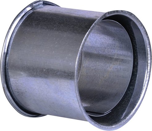 FIREFIX® Wandfutter, Ø: 11 cm, Stärke: 0,6 mm, Stahl - silberfarben