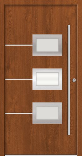 Splendoor Sicherheitshaustür »ATHEN Prime RC2«, Aluminium, in golden oak - braun