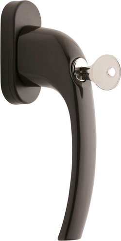 ALPERTEC Balkontürgriff, Aluminium - braun