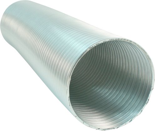 MARLEY Lüftungsrohr »Lüftungtechnik«, Aluminium, Ø 10 cm - silberfarben