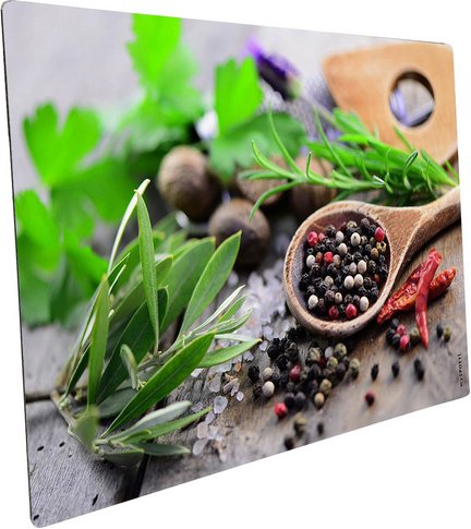 mySPOTTI Mini-Spritzschutz »Salt + Pepper«, Aluverbund, Gewürze