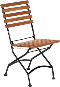 Thumbnail - MERXX Stuhl »Schlossgarten«, BxHxT: 47 x 86 x 59 cm, Stahl - braun