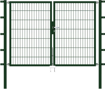 GAH ALBERTS Doppeltor »Flexo«, BxH: 224 x 1400 cm, feuerverzinkter Stahl - gruen