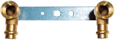 CORNAT Press-Montageeinheit, Rotguss, Innengewinde: 1/2" - goldfarben