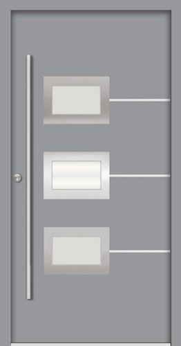 Splendoor Haustür »ATHEN Prime«, Aluminium, in verkehrsgrau