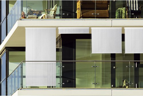 PEDDY SHIELD Sonnen-Rollo, rechteckig, 100 x 240 cm - weiss