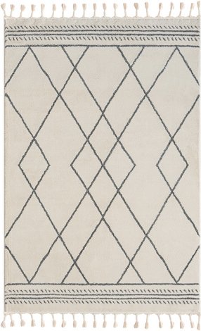 My Flair Teppich »Moroccan Playful«, rechteckig, Polypropylen (PP), weiß-schwarz - weiss | schwarz