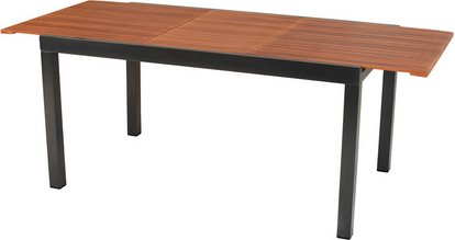 MERXX Gartenmöbel-Diningset »Teramo«, 7 tlg., 6 Sitzplätze, Aluminium - braun