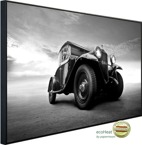 Thumbnail - papermoon Infrarotheizung »EcoHeat - Oldtimer Schwarz Weiss«, Matt-Effekt - bunt