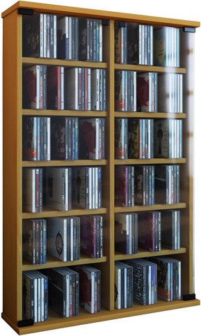 VCM Regal »Roma«, BxHxL: 18 x 91,5 x 60 cm, Holzwerkstoff - braun