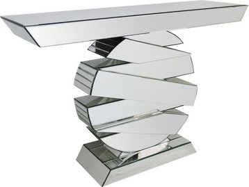 Thumbnail - SalesFever Tisch »Tisch«, BxT: 128 x 35,5 cm, spiegelglas|mitteldichte_faserplatte_mdf - silberfarben