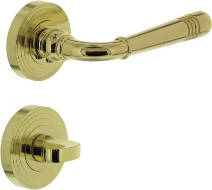 Intersteel Türdrücker mit Rosette »Helena«, D.55x10 mm WC 8 mm Stift