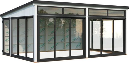 Thumbnail - PALMAKO Gartenhaus »Saga« - weiss