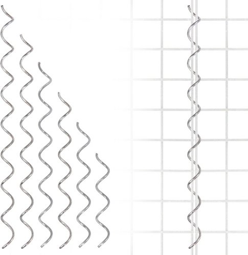 Gabiona Gabionen-Zubehör, galvanisch verzinkter Stahl - silberfarben