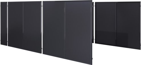 KGT Seitenwand »Elbe«, B x H: 48 x 175 cm, anthrazitgrau