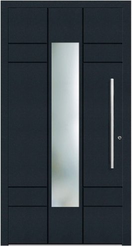 KNOCK Aluminium-Haustür »Terra Nova«, anthrazit - grau