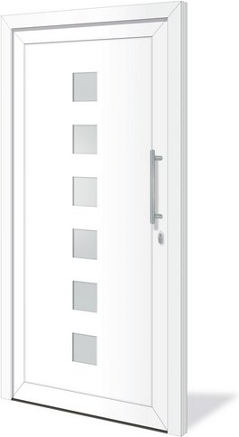 RORO Haustür »Neuberg«, Kunststoff, weiß - weiss