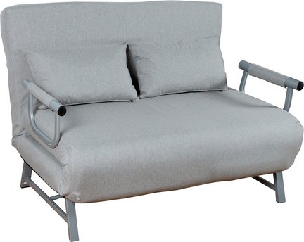 VCM Schlafsofa, BxH: 127 x 95 cm, bis max. 120 kg - grau