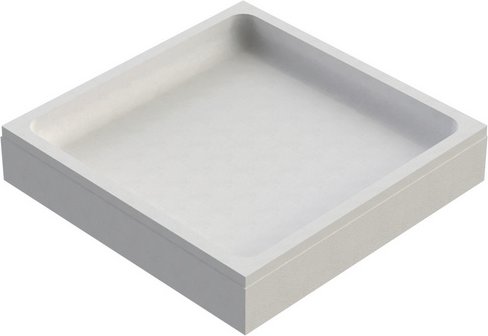 OTTOFOND Wannenträger »Aruba«, BxHxL: 97 x 13 x 97 cm, weiß - weiss