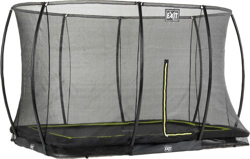 EXIT Toys Trampolin »EXIT Silhouette«, 244 x 366 cm, max. Belastung: 120 kg, inkl. Sicherheitsnetz - schwarz
