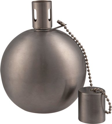 HAPPY PEOPLE Tischfackel, Höhe: 13 cm, Edelstahl, silberfarben