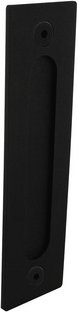 Intersteel Schiebetürmuschel, schwarz, Stahl