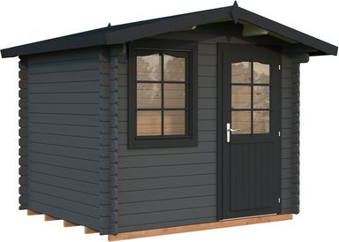 Thumbnail - PALMAKO Gartenhaus »Emma«, Aufstellmaße BxTxH: 290 x 250 x 229 cm, lackiert, Holz - grau